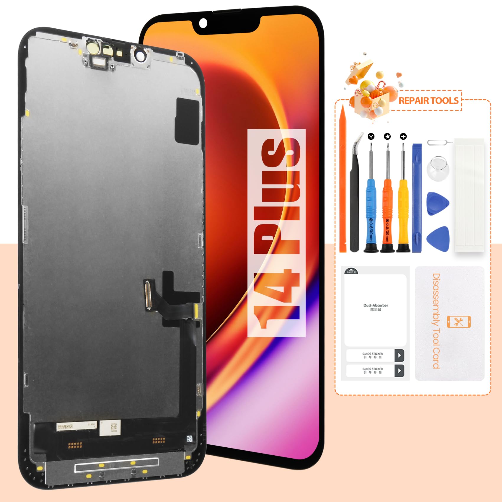 Amazon.com: Screen for iPhone 14 Plus Screen Replacement for